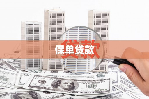 筠连保单贷款