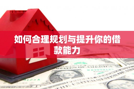 筠连如何合理规划与提升你的借款能力