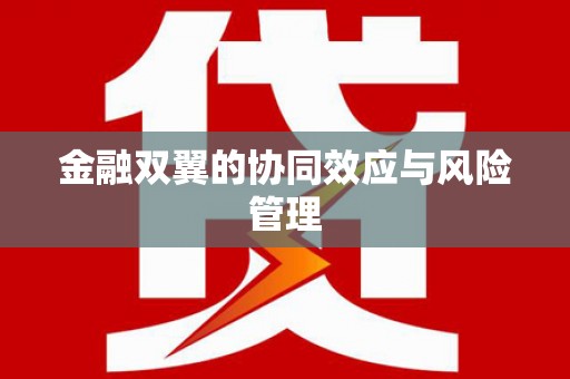 筠连金融双翼的协同效应与风险管理